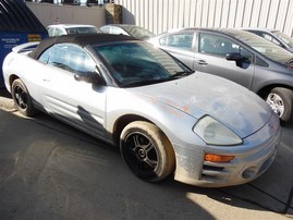 2003 MITSUBISHI ECLIPSE CONVERTIBLE GS SILVER 2.4 AT 203944